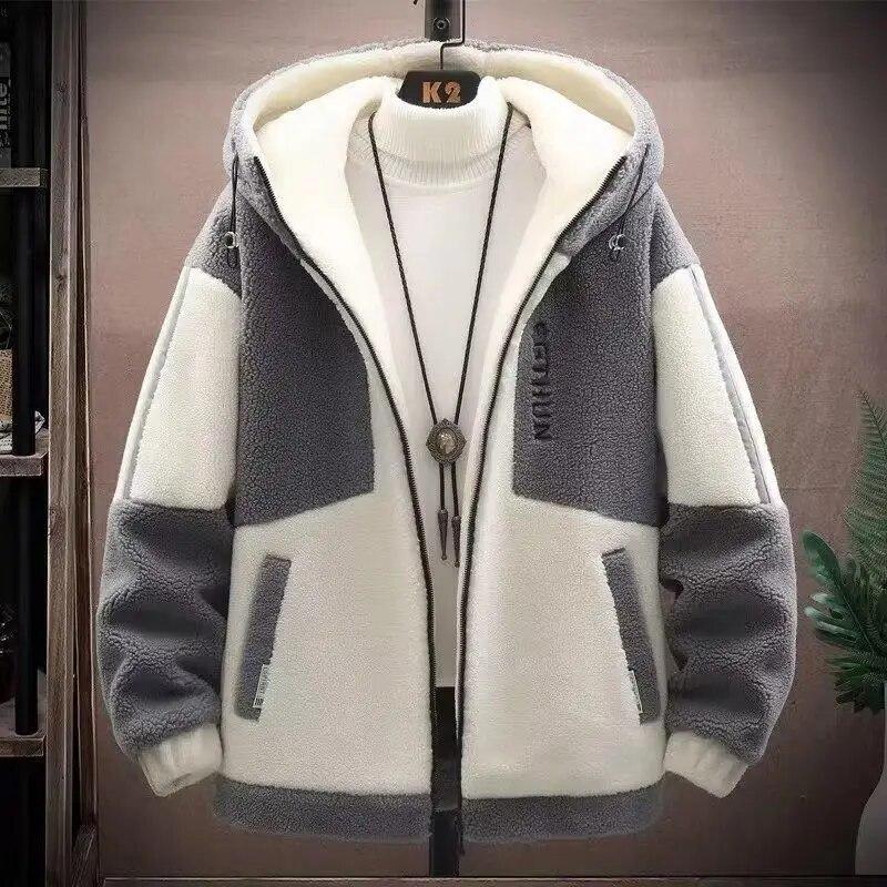 Осінь-зима Чоловічі куртки Корейська мода Вуличний одяг Harajuku Зимові куртки з капюшоном Повсякденний чоловічий одяг Вовняна куртка Тепла куртка 8XL сірий
Осінь-зима Чоловічі куртки Корейська мода Вуличний одяг Harajuku Зимові куртки з капюшоном Повсякденний чоловічий одяг Вовняна куртка Тепла куртка 8XL сірий