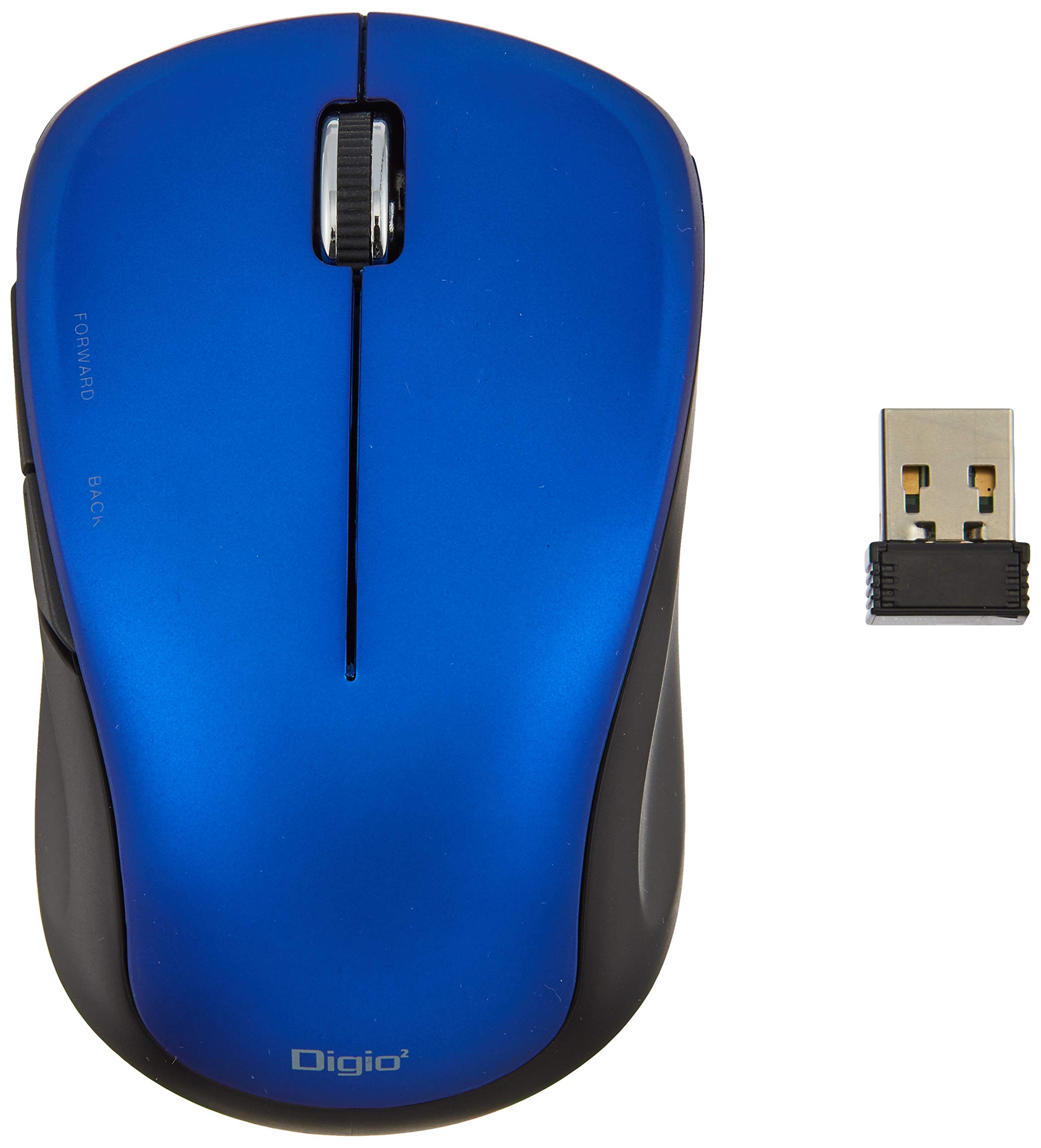 Nakabayashi Digio2 Wireless 5-Button Blue LED Mouse, Blue, Z7489
Nakabayashi Digio2 Wireless 5-Button Blue LED Mouse, Blue, Z7489