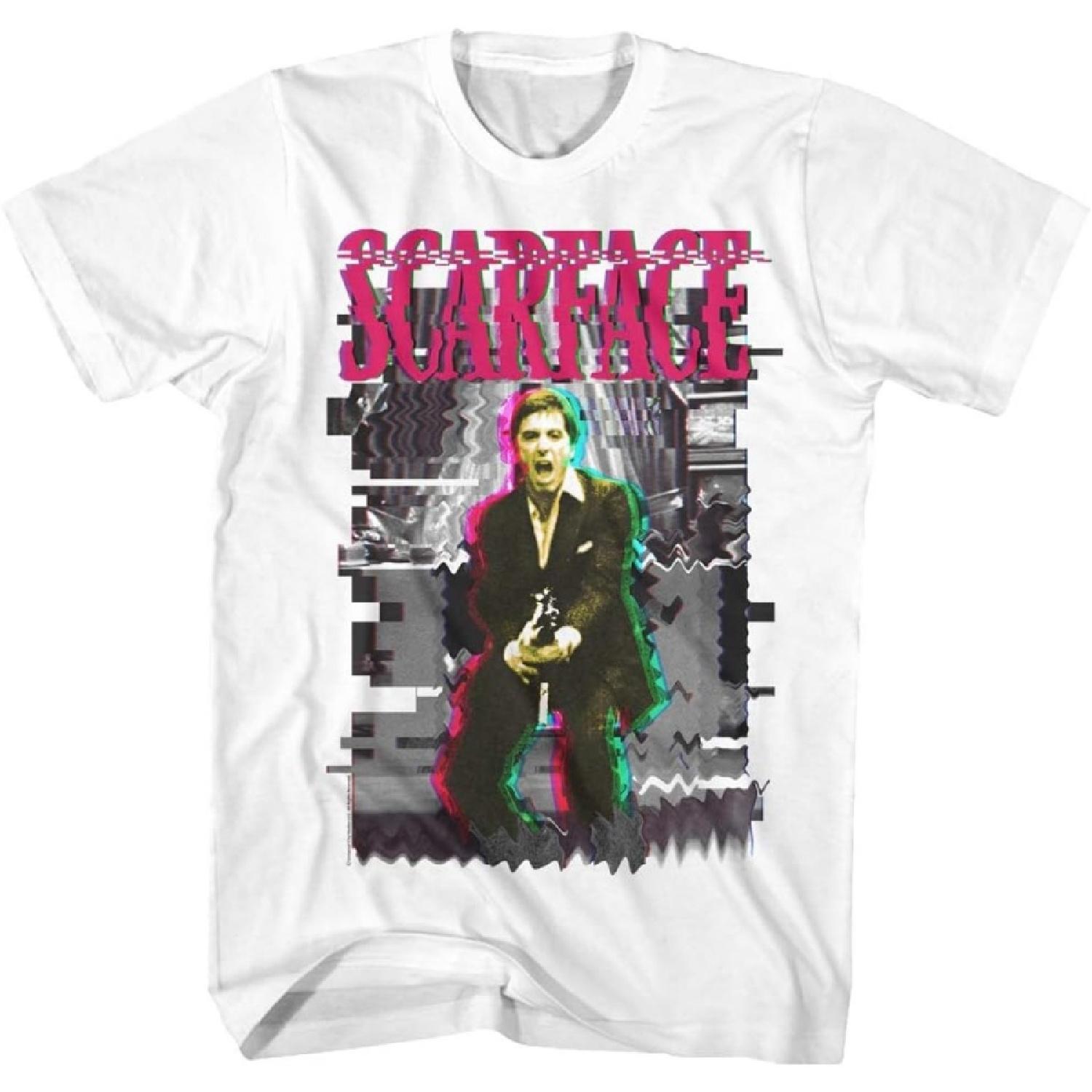American Classics Scarface Tony Montana Glitch Neon Adult T-Shirt Movie Graphic Tee XXXXXL білий
American Classics Scarface Tony Montana Glitch Neon Adult T-Shirt Movie Graphic Tee XXXXXL білий
