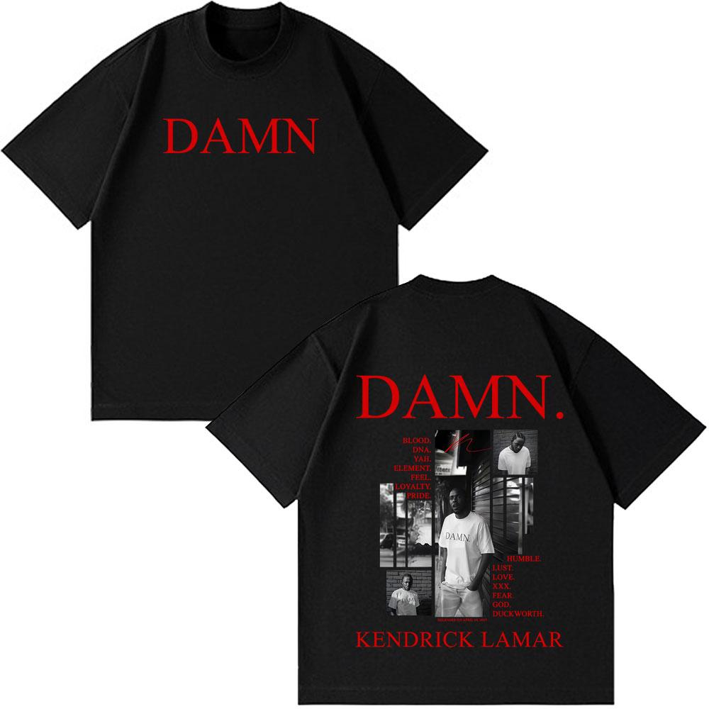 Rapper Kendrick Lamar DAMN Album Graphic Tshirt Men Women Vintage Hip Hop Tshirts Casual Cotton Fashion Oversized T Shirts 4XL
Rapper Kendrick Lamar DAMN Album Graphic Tshirt Men Women Vintage Hip Hop Tshirts Casual Cotton Fashion Oversized T Shirts 4XL
