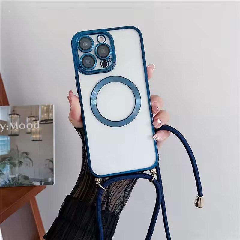 Прозрачные магнитные чехлы с покрытием для беспроводной зарядки MagSafe для iPhone 17 Air 16 15 14 13 12 11 Pro Max Plus с ремешком-шнурком на шею iPhone 15 Pro Max темно-синий
Прозрачные магнитные чехлы с покрытием для беспроводной зарядки MagSafe для iPhone 17 Air 16 15 14 13 12 11 Pro Max Plus с ремешком-шнурком на шею iPhone 15 Pro Max темно-синий