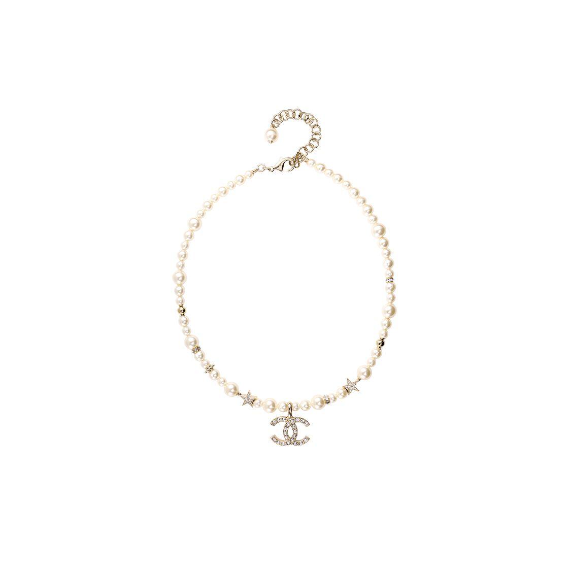 Chanel Double C Logo Rhinestone Metal Pearl Necklace Women necklace Gold ABB256-B13560-NQ105 Box+Padding Board
Chanel Double C Logo Rhinestone Metal Pearl Necklace Women necklace Gold ABB256-B13560-NQ105 Box+Padding Board