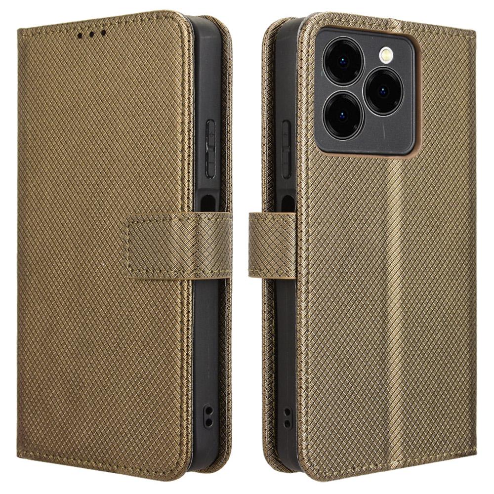 Для Meizu Note 21/Ulefone Note 20 Pro Чохол PU Шкіра Діамантова Текстура Гаманець Чохол для Телефону Brown
Для Meizu Note 21/Ulefone Note 20 Pro Чохол PU Шкіра Діамантова Текстура Гаманець Чохол для Телефону Brown