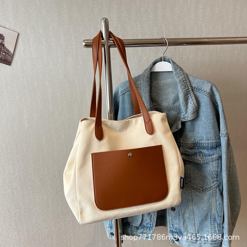 Large Capacity Canvas Shoulder Bag 2024 New High-end Urban Simple Tote Bag For Women білий
Large Capacity Canvas Shoulder Bag 2024 New High-end Urban Simple Tote Bag For Women білий