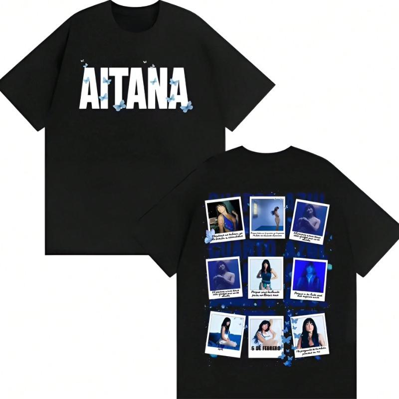 New seasonal singer Aitanass Cuarto Azul album cover design unisex Harajuku style pure cotton streetwear harajuku Tshirt S
New seasonal singer Aitanass Cuarto Azul album cover design unisex Harajuku style pure cotton streetwear harajuku Tshirt S