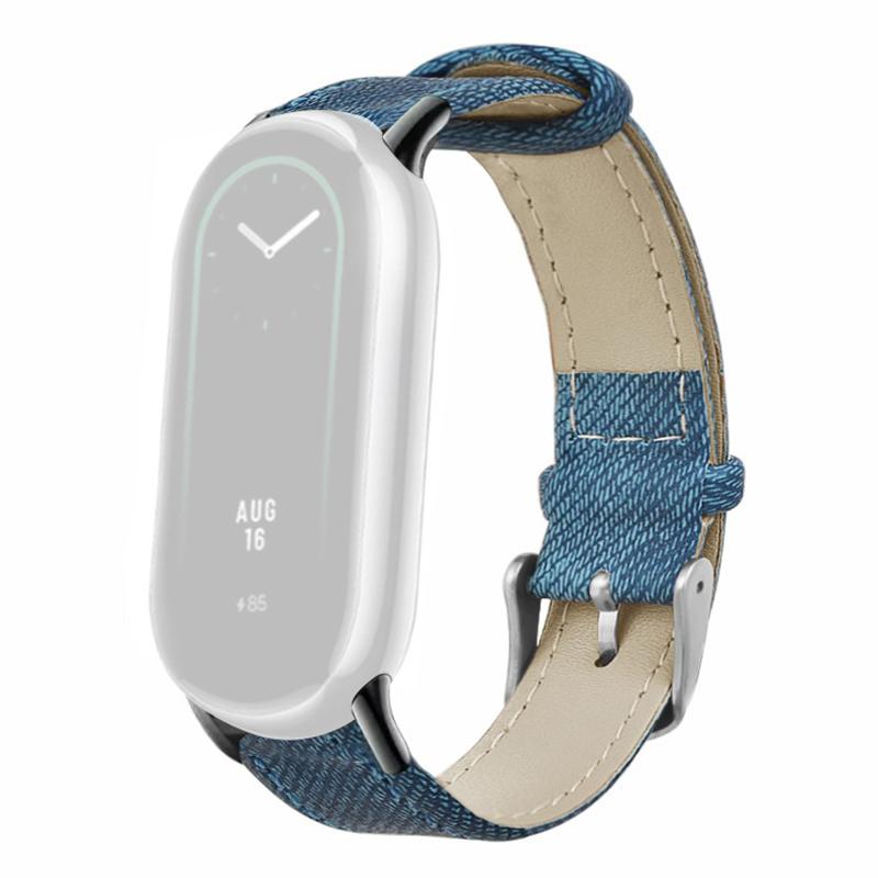 For Xiaomi Smart Band 9 NFC/9/8 NFC/8 Strap Denim Texture Cowhide Leather Band Blue
For Xiaomi Smart Band 9 NFC/9/8 NFC/8 Strap Denim Texture Cowhide Leather Band Blue