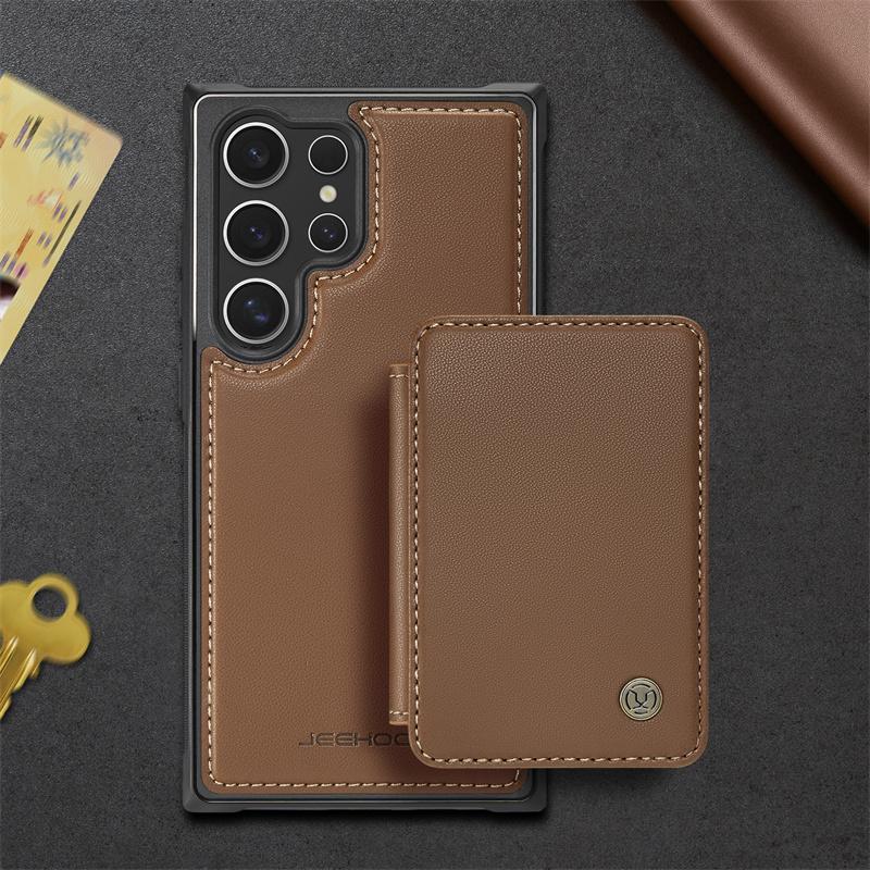 Leather Wallet Card Slot Holder Phone Case For Samsung Galaxy For S25 S24 S23 S22 S21 S20 Ultra Plus FE MagSafe Split Case For Galaxy S25 Plus
Leather Wallet Card Slot Holder Phone Case For Samsung Galaxy For S25 S24 S23 S22 S21 S20 Ultra Plus FE MagSafe Split Case For Galaxy S25 Plus