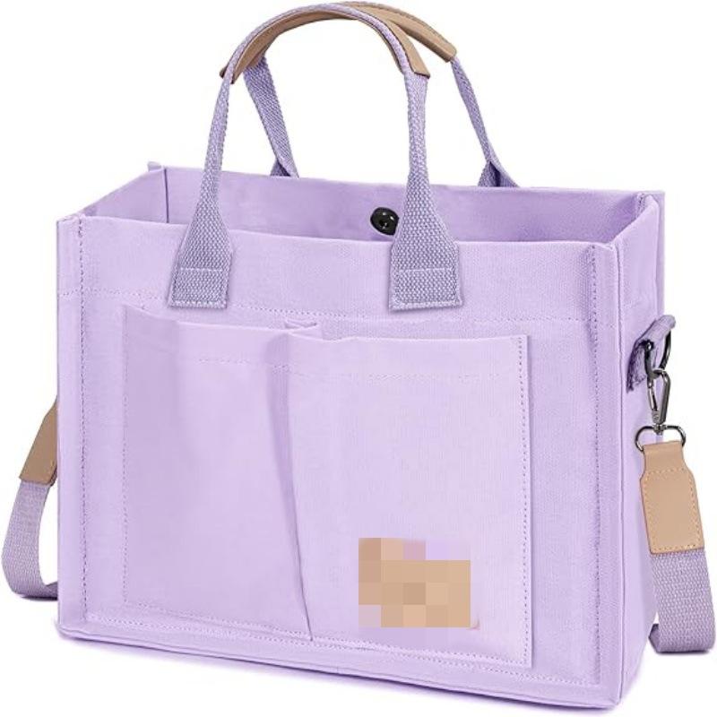Women Large Canvas Tote Bag with Pockets Laptop Shoulder Crossbody Bag Daily Work Handbag 35 12 27 Фіолетовий
Women Large Canvas Tote Bag with Pockets Laptop Shoulder Crossbody Bag Daily Work Handbag 35 12 27 Фіолетовий