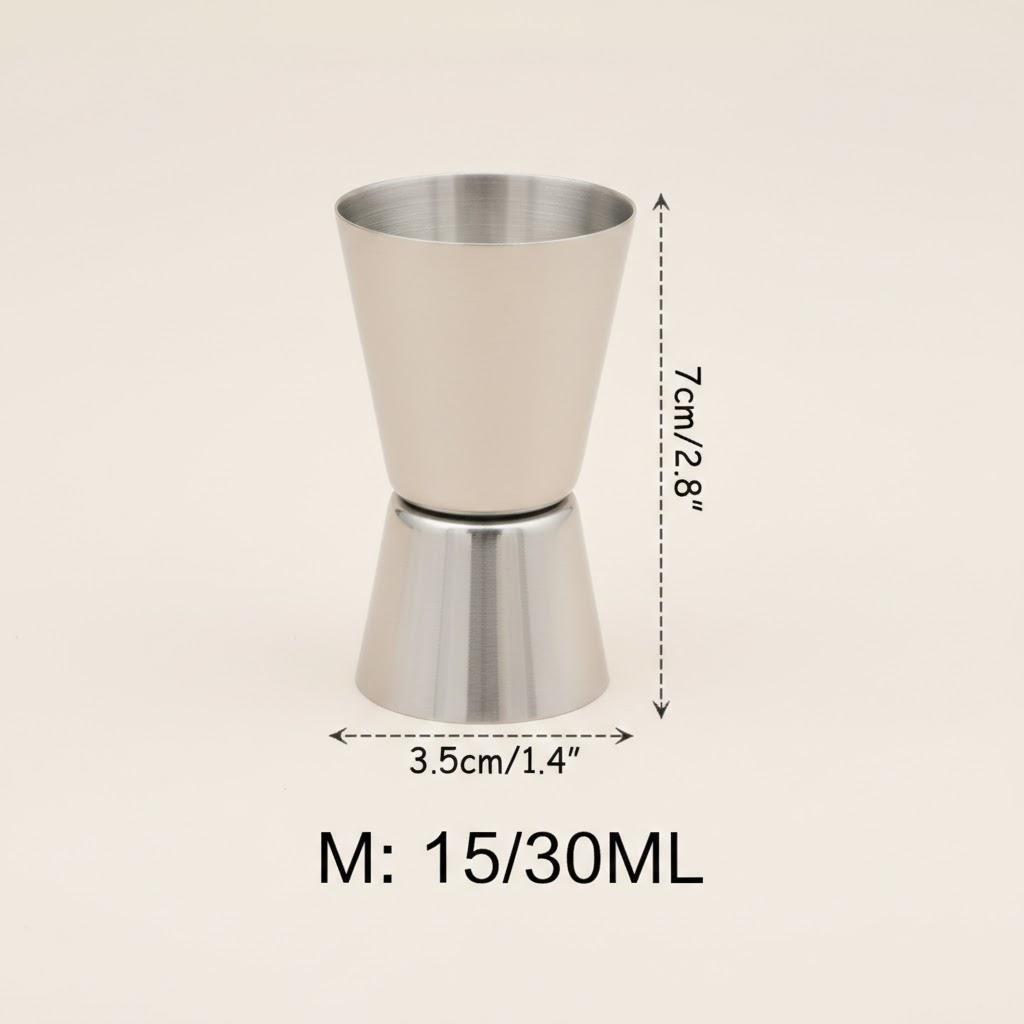 Stainless Steel Cocktail Jigger Shot Measure 15ml 30ml 25ml 50ml Bar Tools for Home Bar and Bartending
Stainless Steel Cocktail Jigger Shot Measure 15ml 30ml 25ml 50ml Bar Tools for Home Bar and Bartending