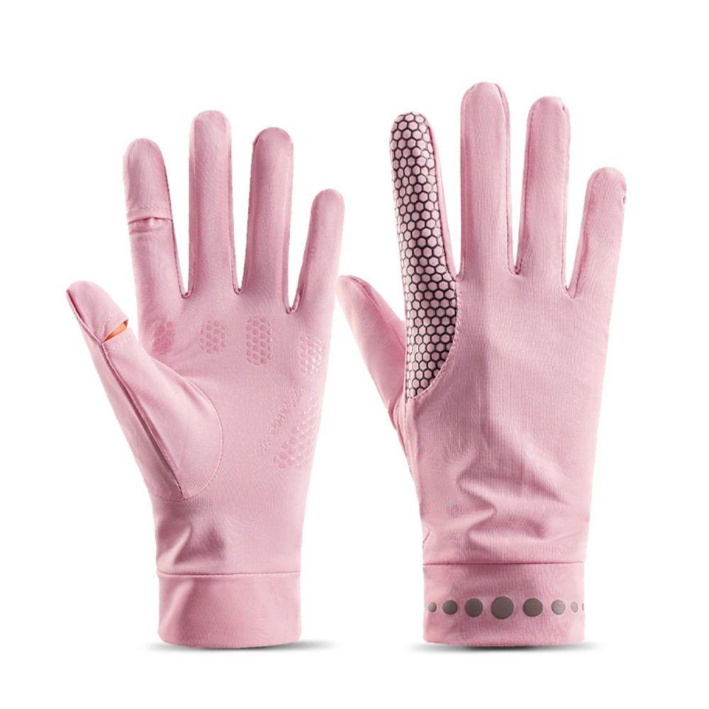 Ice Silk Sunscreen Gloves Breathable Summer Driving Gloves Sun Protection Riding Gloves Fitness Light Grey-Men
Ice Silk Sunscreen Gloves Breathable Summer Driving Gloves Sun Protection Riding Gloves Fitness Light Grey-Men