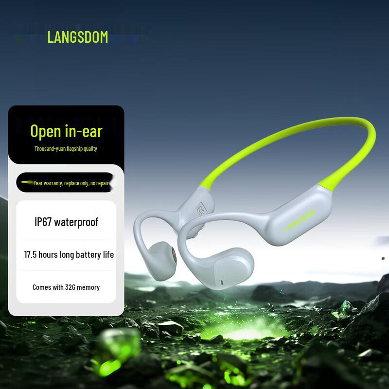 Lanston AirWave Pro Open-Ear Bone Conduction Sports Headphones
Lanston AirWave Pro Open-Ear Bone Conduction Sports Headphones