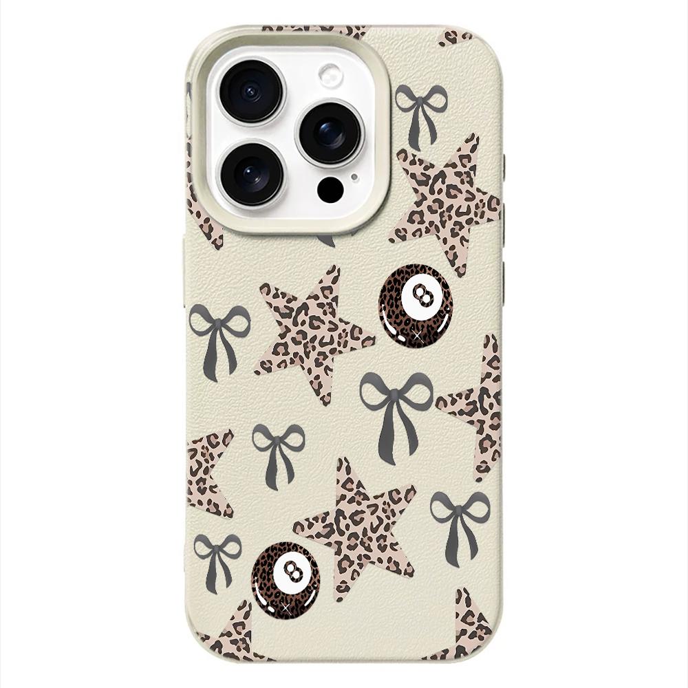 Luxury Leopard Star 8-Ball Bow Lip Print Stylish Phone Case For Iphone 17 Air 16 16e 15 14 13 12 11 Pro Max Protective Cover iphone 14 Pro
Luxury Leopard Star 8-Ball Bow Lip Print Stylish Phone Case For Iphone 17 Air 16 16e 15 14 13 12 11 Pro Max Protective Cover iphone 14 Pro