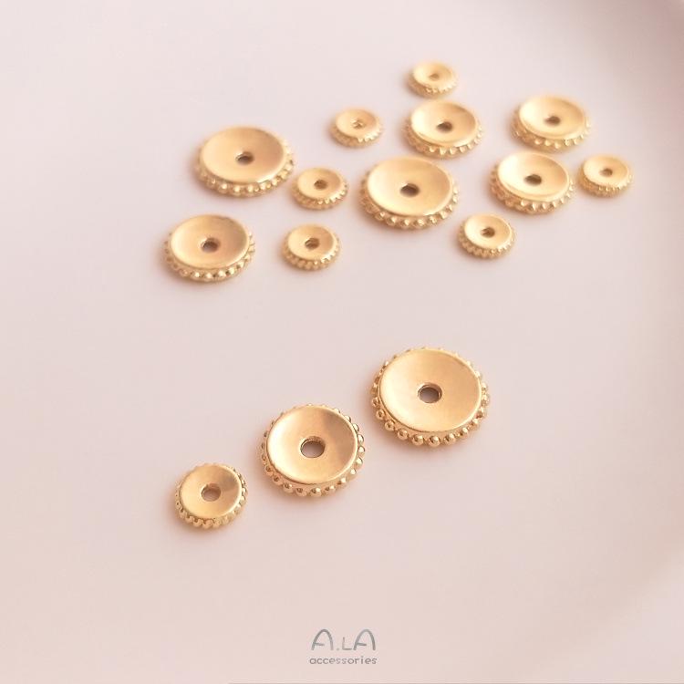 14K Gold Filled Concave Lace Spacer Beads for DIY Jewelry 6mm Concave Round Lace Spacer (10 pcs)
14K Gold Filled Concave Lace Spacer Beads for DIY Jewelry 6mm Concave Round Lace Spacer (10 pcs)