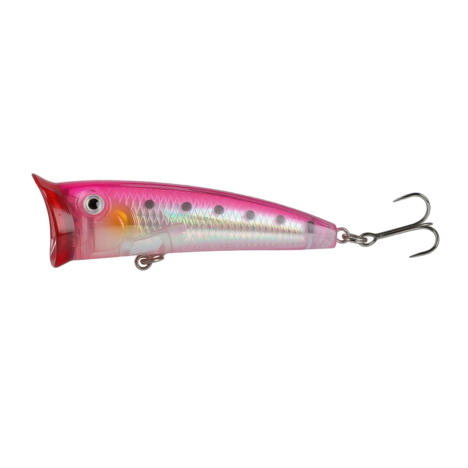 Fishing Lure Topwater Bait 7cm Length 10g Weight Hard Plastic Body Realistic Fish Shape with Double Treble Hooks for Freshwater Fishing one size
Fishing Lure Topwater Bait 7cm Length 10g Weight Hard Plastic Body Realistic Fish Shape with Double Treble Hooks for Freshwater Fishing one size