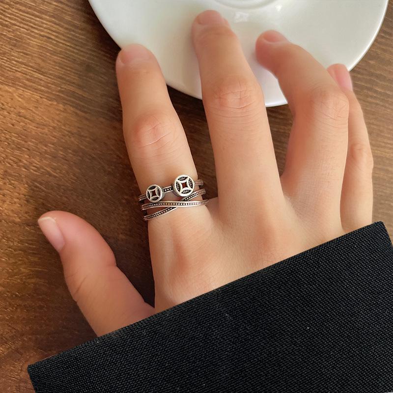 Lan Zhi 925 Sterling Silver Retro Coin Open Index Finger Ring for Women Adjustable Open
Lan Zhi 925 Sterling Silver Retro Coin Open Index Finger Ring for Women Adjustable Open
