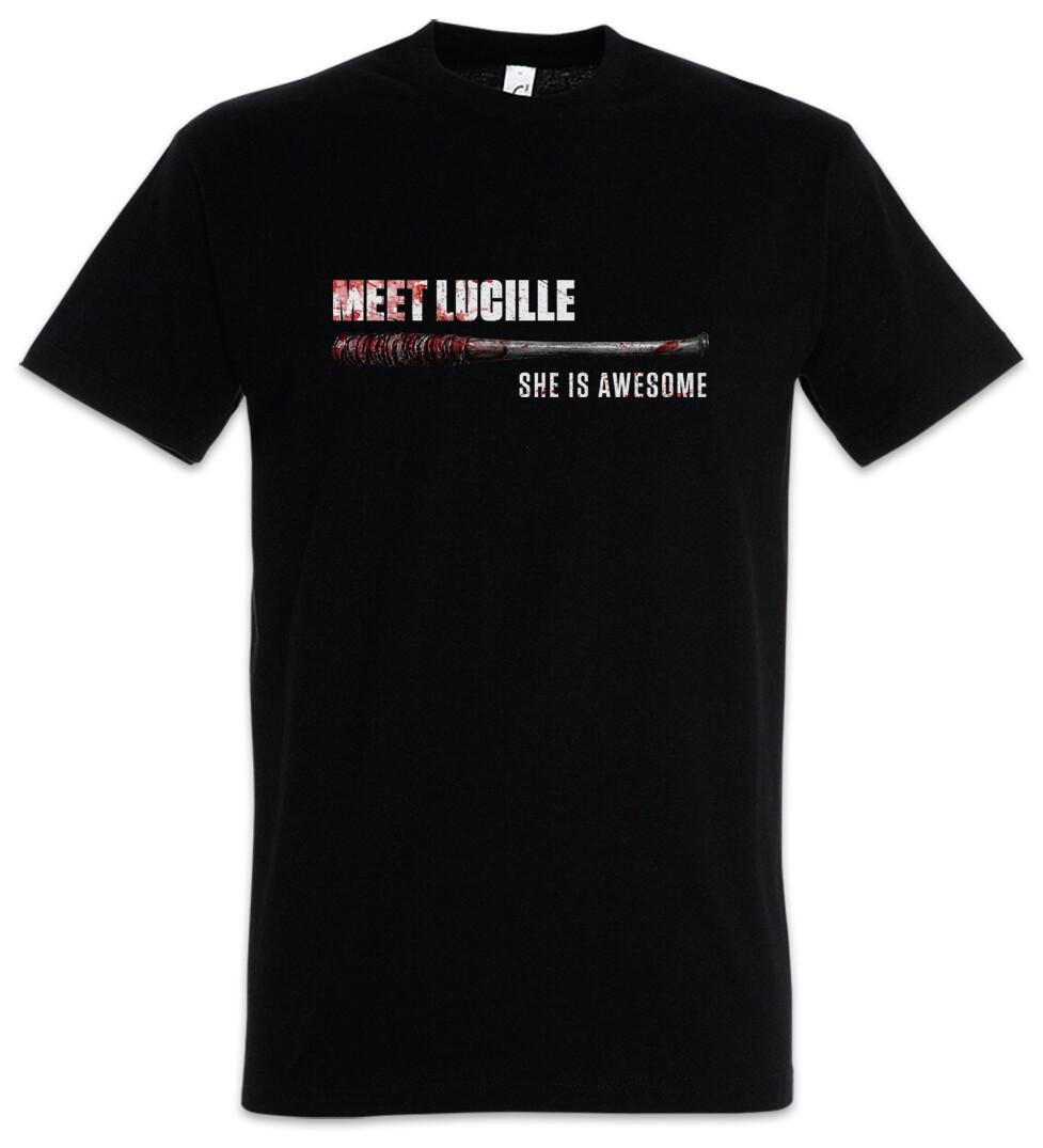 Meet Lucille Men s T-Shirt Mens Womens Tees Top Negan Baseball TV Walking Baseball Bat Bat L
Meet Lucille Men s T-Shirt Mens Womens Tees Top Negan Baseball TV Walking Baseball Bat Bat L