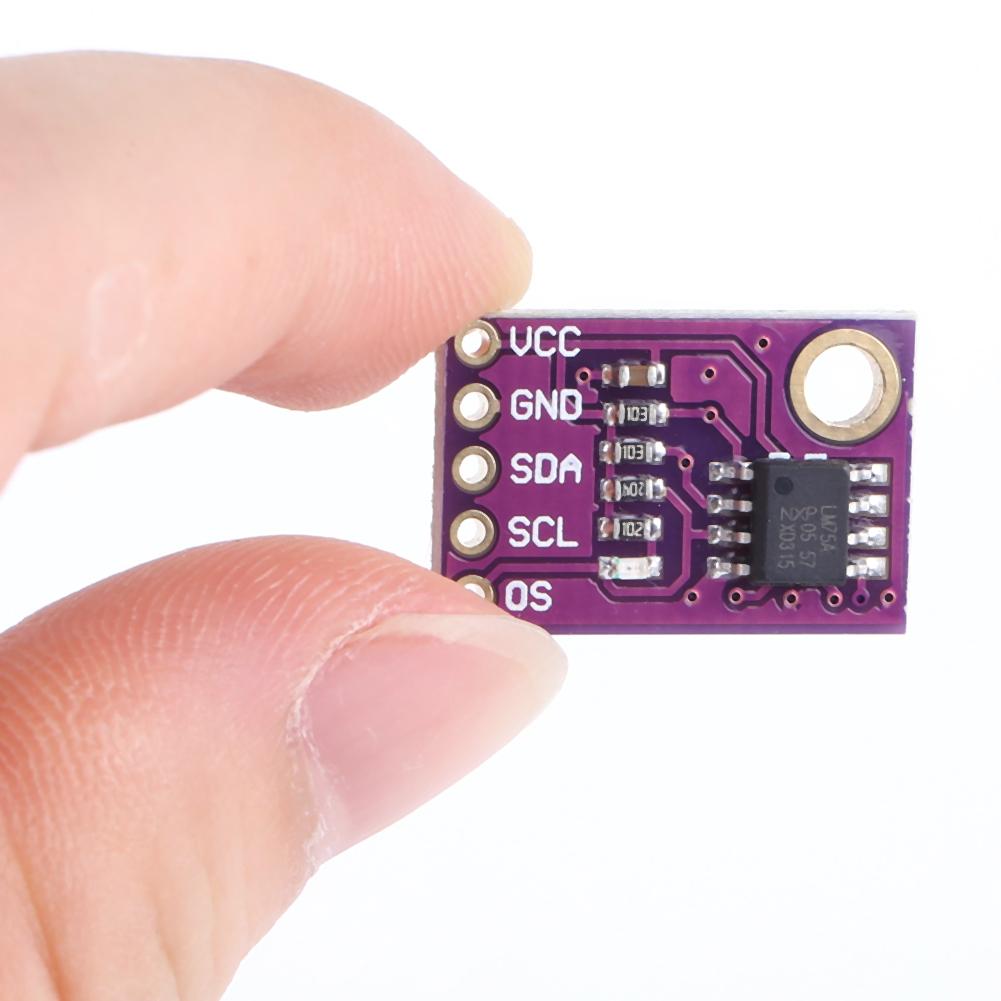 LM75A CJMCU-75 Модуль датчика температури Цифровий інтерфейс I2C Високоточна плата розробки для Arduino
LM75A CJMCU-75 Модуль датчика температури Цифровий інтерфейс I2C Високоточна плата розробки для Arduino
