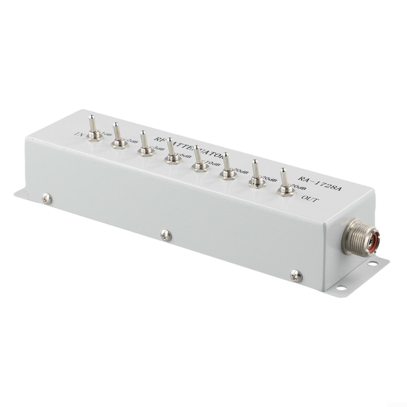 0–82 дБ переменный/ступенчатый аттенюатор 50 Ом для радиолюбительских передатчиков и т. д.
0–82 дБ переменный/ступенчатый аттенюатор 50 Ом для радиолюбительских передатчиков и т. д.