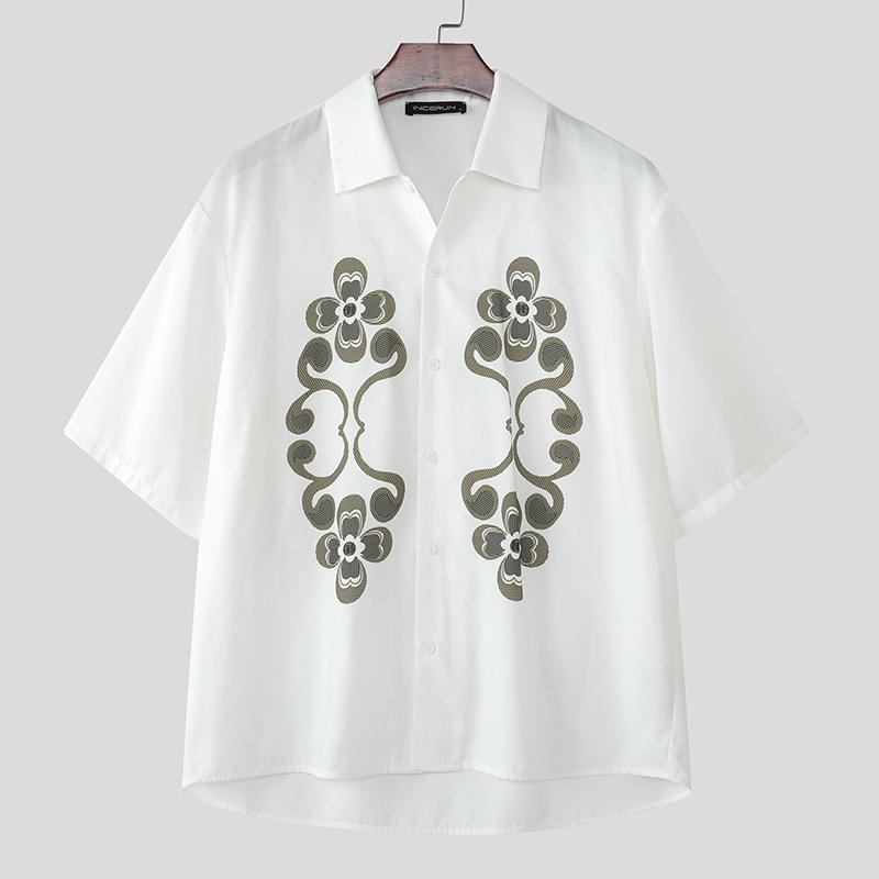 INCERUN Oversized Men Lapel Neck Short Sleeve PrintButtons Up Casual Loose Shirts XL белый
INCERUN Oversized Men Lapel Neck Short Sleeve PrintButtons Up Casual Loose Shirts XL белый