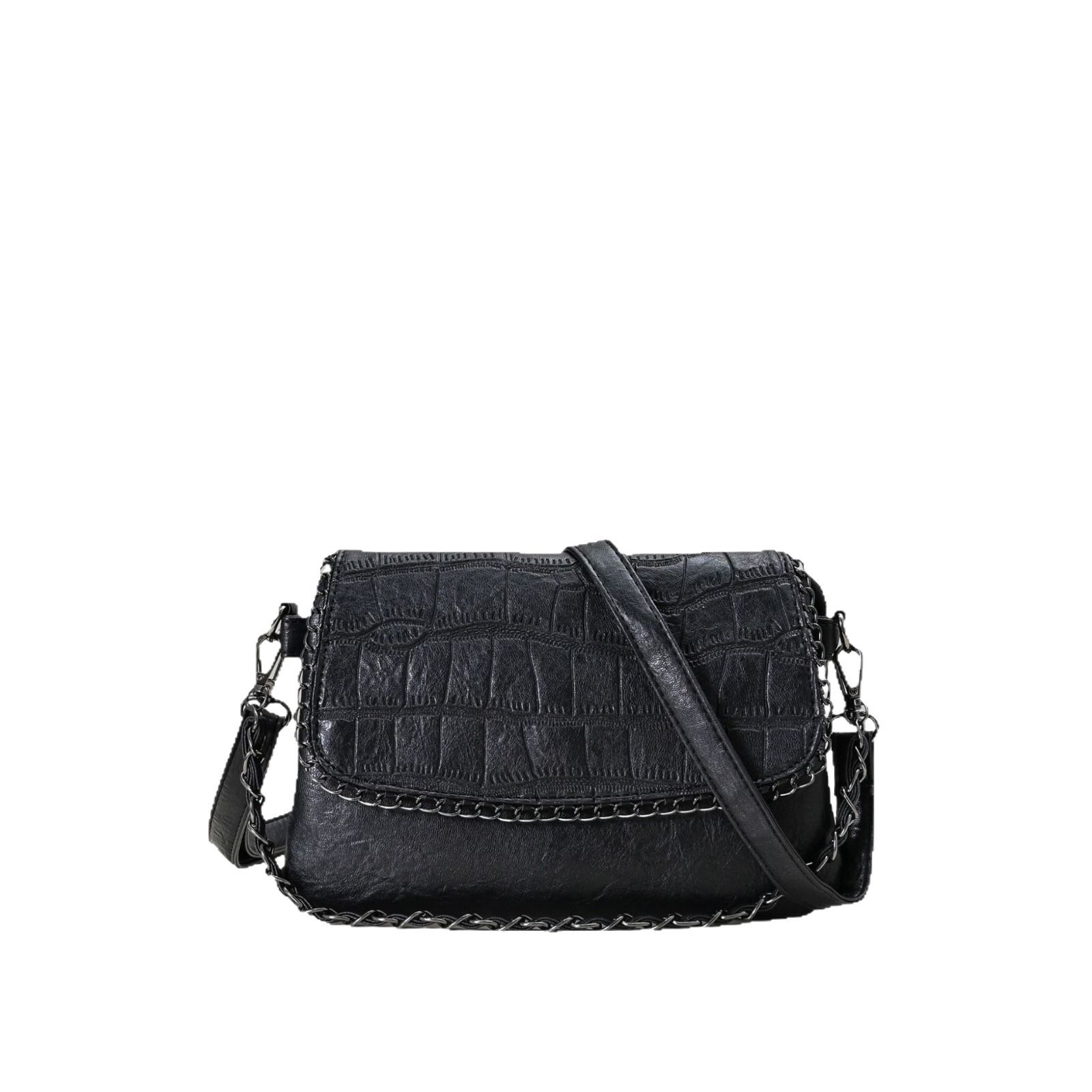 New Chain Embossed Soft Leather Casual Personalized Lightweight New Diagonal Double Layered Shoulder Bag чёрный
New Chain Embossed Soft Leather Casual Personalized Lightweight New Diagonal Double Layered Shoulder Bag чёрный