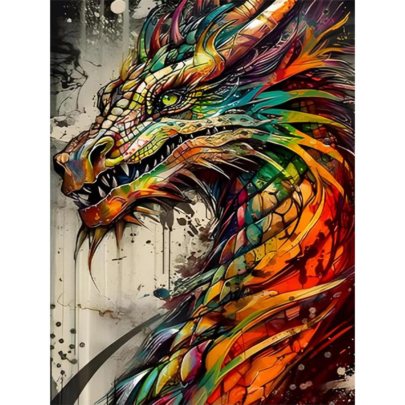 5D DIY Полная выкладка алмазной мозаики Расписанный вручную красочный дракон Вышивка крестом Домашний декор Подарок 20x30cm
5D DIY Полная выкладка алмазной мозаики Расписанный вручную красочный дракон Вышивка крестом Домашний декор Подарок 20x30cm