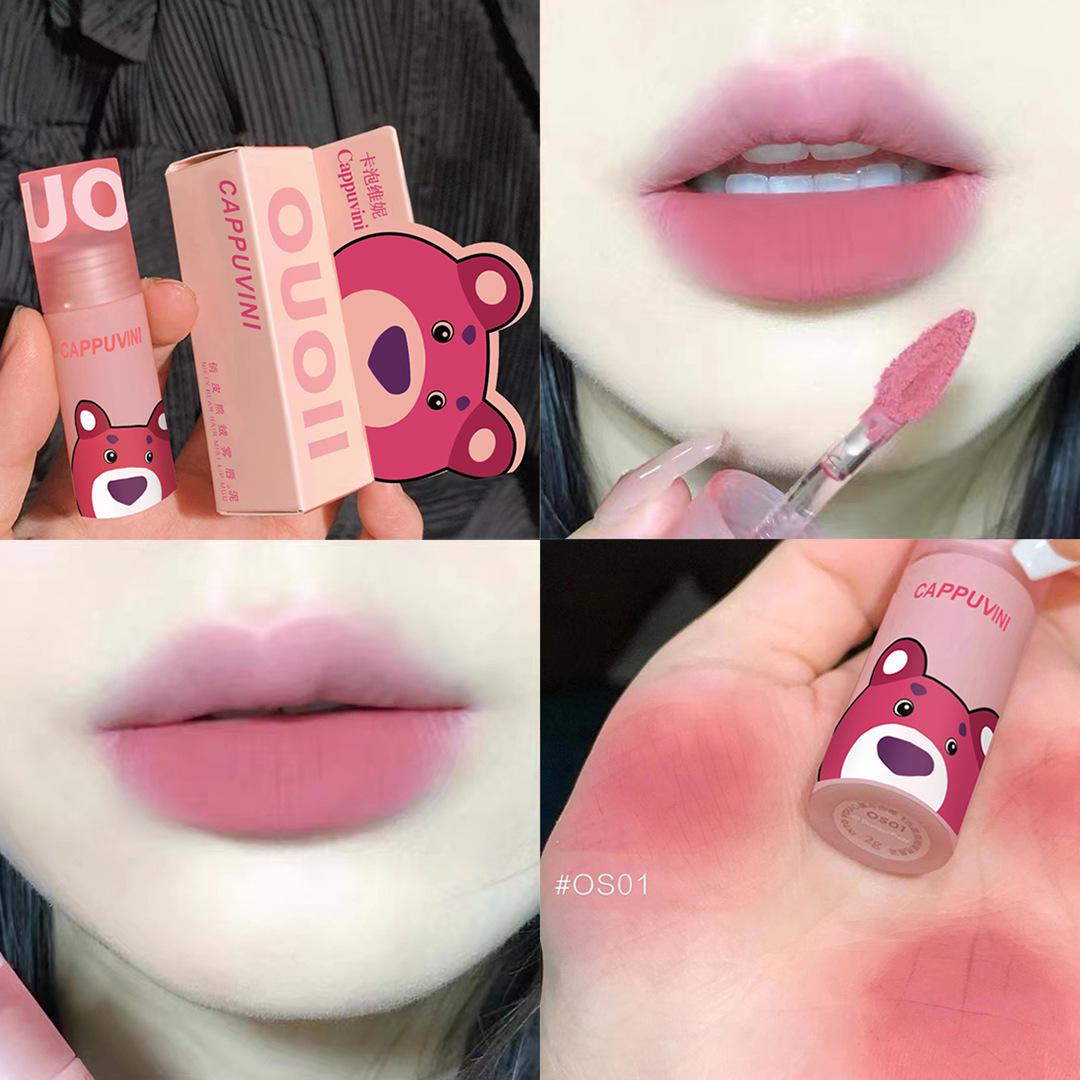 Cappuvini Pink Bear Matte Lip Mud: High-Value Color Lip Gloss & Lipstick 3g
Cappuvini Pink Bear Matte Lip Mud: High-Value Color Lip Gloss & Lipstick 3g