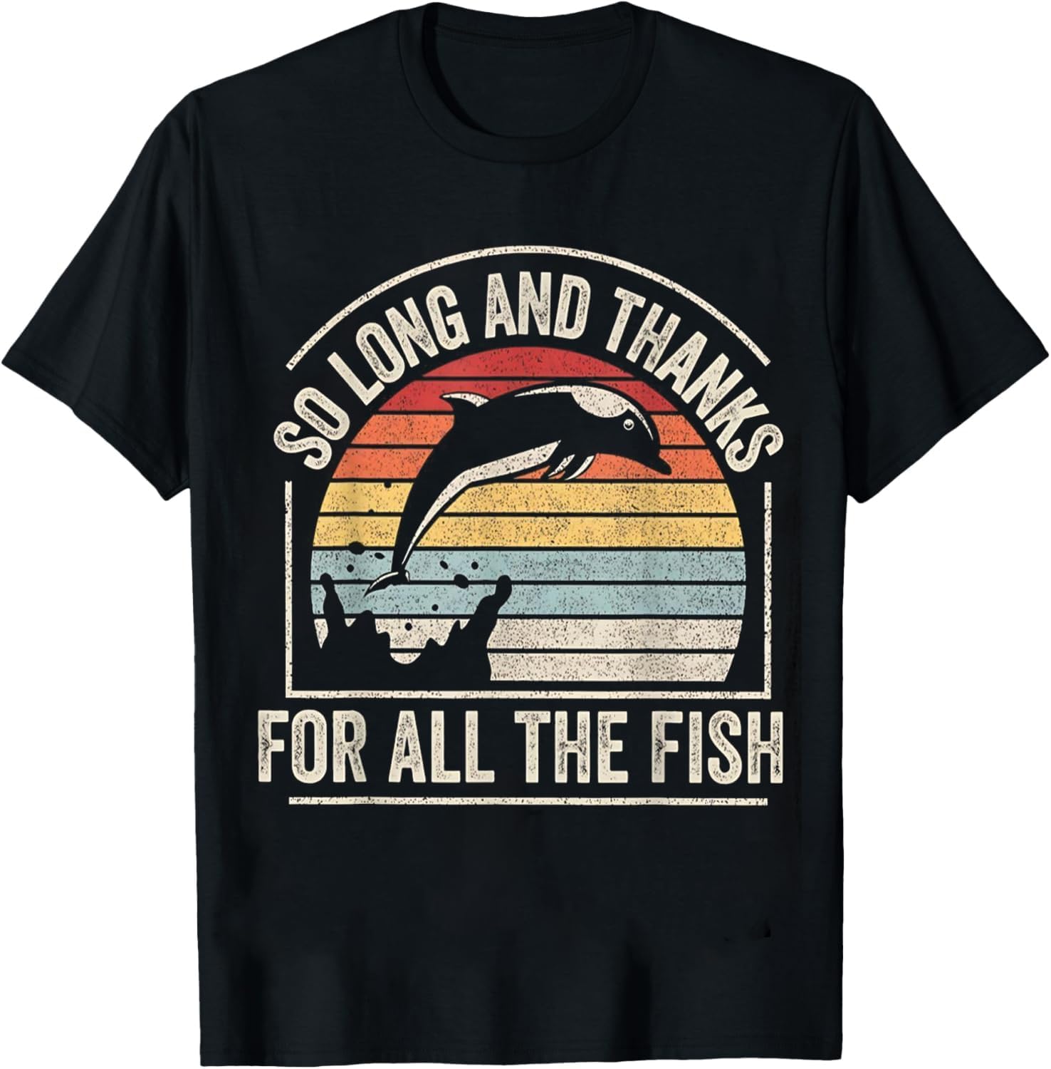 So Long and Thanks for All The Fish Retro Dolphin T-Shirt Funny Sci-Fi Tee for Hitchhiker Fans 5XL різнокольоровий
So Long and Thanks for All The Fish Retro Dolphin T-Shirt Funny Sci-Fi Tee for Hitchhiker Fans 5XL різнокольоровий