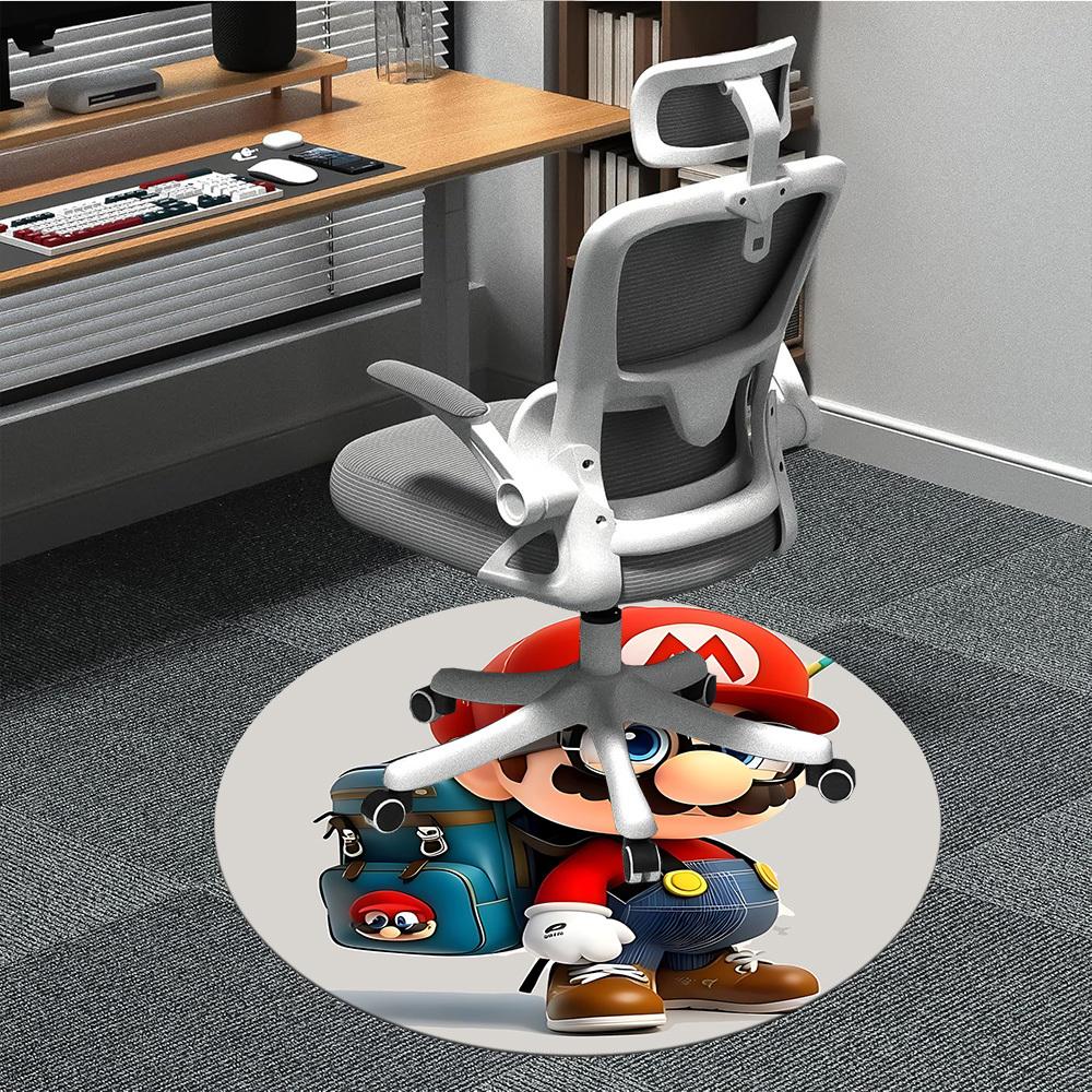 1pc Mario Backpack Office Round Area Rug, Under Office Chairs Bedroom Living Room Home Decor a1022389 80cm by 80cm
1pc Mario Backpack Office Round Area Rug, Under Office Chairs Bedroom Living Room Home Decor a1022389 80cm by 80cm