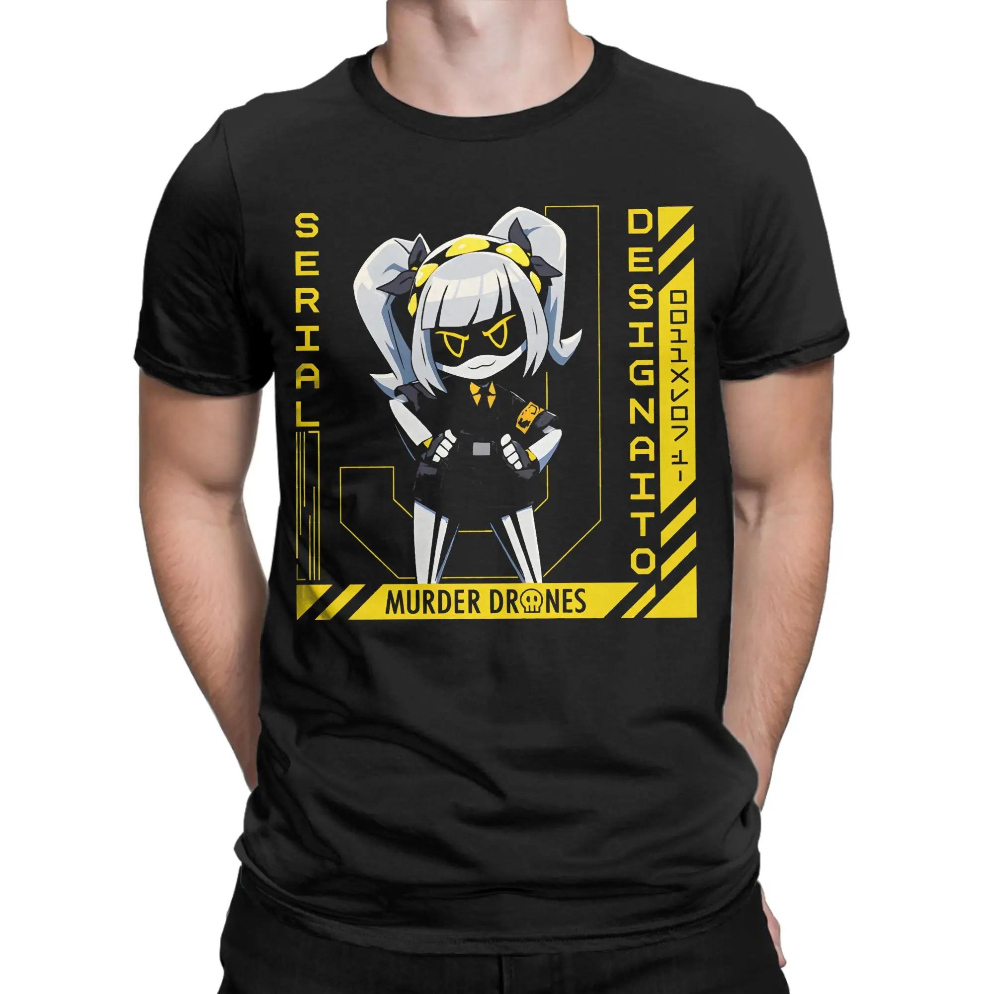 Murder Drones Anime T-Shirts for Men Vintage 100% Cotton Tee Shirt Round Collar Short Sleeve T Shirts Printing Tops XXXXXL чорний
Murder Drones Anime T-Shirts for Men Vintage 100% Cotton Tee Shirt Round Collar Short Sleeve T Shirts Printing Tops XXXXXL чорний