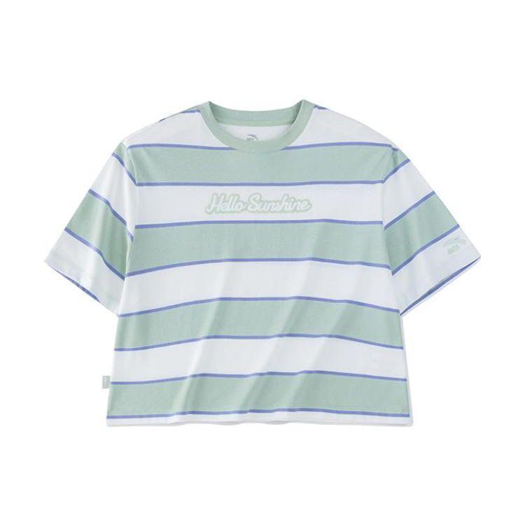 Anta Lifestyle Series Logo Letter Striped Round Neck Loose Short Sleeve T-Shirt Women T-Shirt Mugwort-Green 162328141-2 M
Anta Lifestyle Series Logo Letter Striped Round Neck Loose Short Sleeve T-Shirt Women T-Shirt Mugwort-Green 162328141-2 M