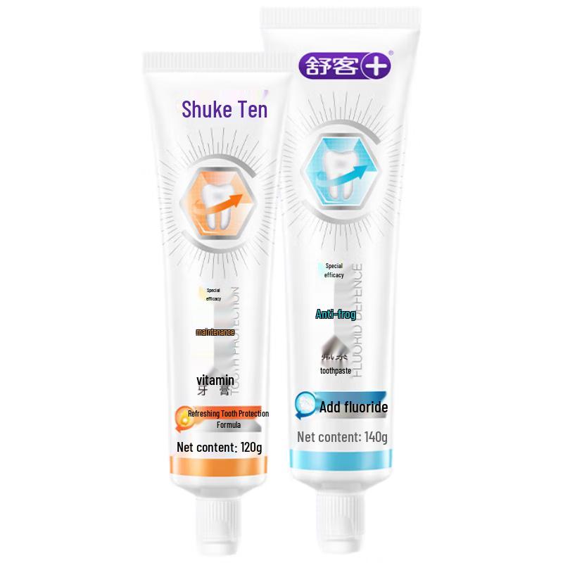 Shuke Vitamin C & Anti-Cavity Toothpaste Duo Set
Shuke Vitamin C & Anti-Cavity Toothpaste Duo Set
