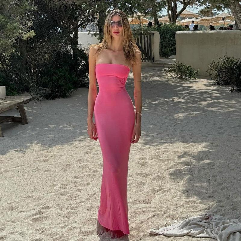Women s Hot Strapless Bodycon Maxi Sleeveless Slim Party Vacation Long Dress S рожевий
Women s Hot Strapless Bodycon Maxi Sleeveless Slim Party Vacation Long Dress S рожевий