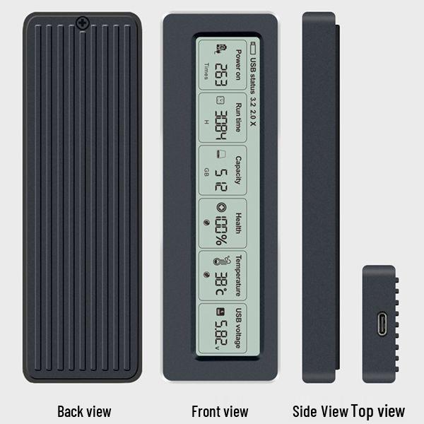 Black Aluminum Alloy M.2 SSD Enclosure - Dual Protocol NVME/NGFF Compatible Other
Black Aluminum Alloy M.2 SSD Enclosure - Dual Protocol NVME/NGFF Compatible Other