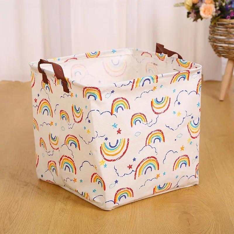 32x32x32cm Oxford Cute Printing Foldable Storage Baskets Bins Clothes Desktop Mini Boxes Organizers Makeup Book Baby Toy
32x32x32cm Oxford Cute Printing Foldable Storage Baskets Bins Clothes Desktop Mini Boxes Organizers Makeup Book Baby Toy
