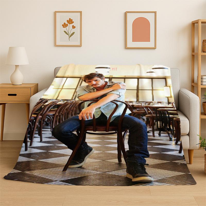 Fashion Pedro Pascal Star Flannel Blanket Soft Warm Throw Blanket for Bedroom Living Room Bed Travel Camping Picnic Gift Kids 75x90cm
Fashion Pedro Pascal Star Flannel Blanket Soft Warm Throw Blanket for Bedroom Living Room Bed Travel Camping Picnic Gift Kids 75x90cm
