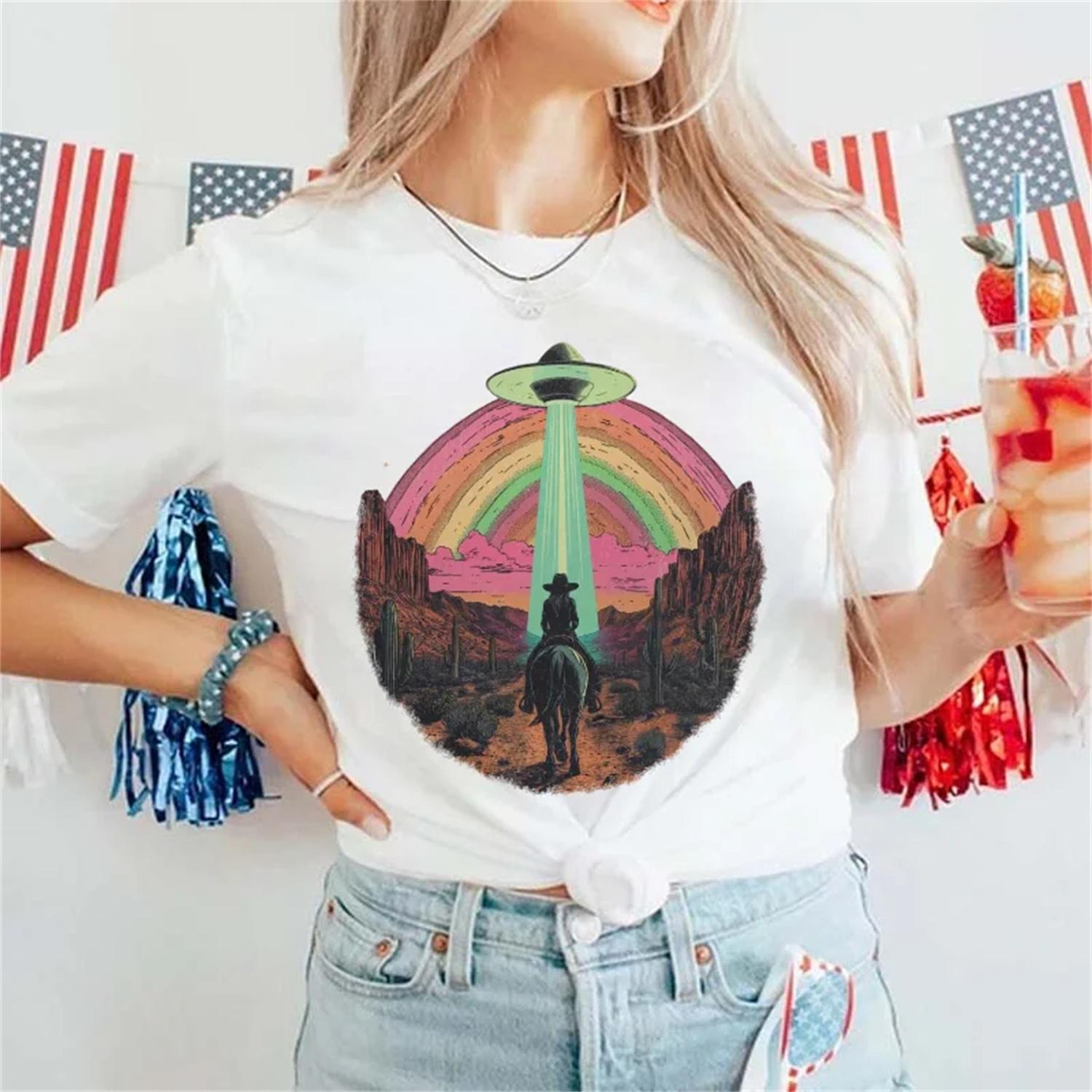 Cowboy Girl Fashion Printed Women s T-Shirt Top Short Sleeved T-Shirt Retro Pattern Summer Casual Style New Women s T-Shirt XXXXXL
Cowboy Girl Fashion Printed Women s T-Shirt Top Short Sleeved T-Shirt Retro Pattern Summer Casual Style New Women s T-Shirt XXXXXL