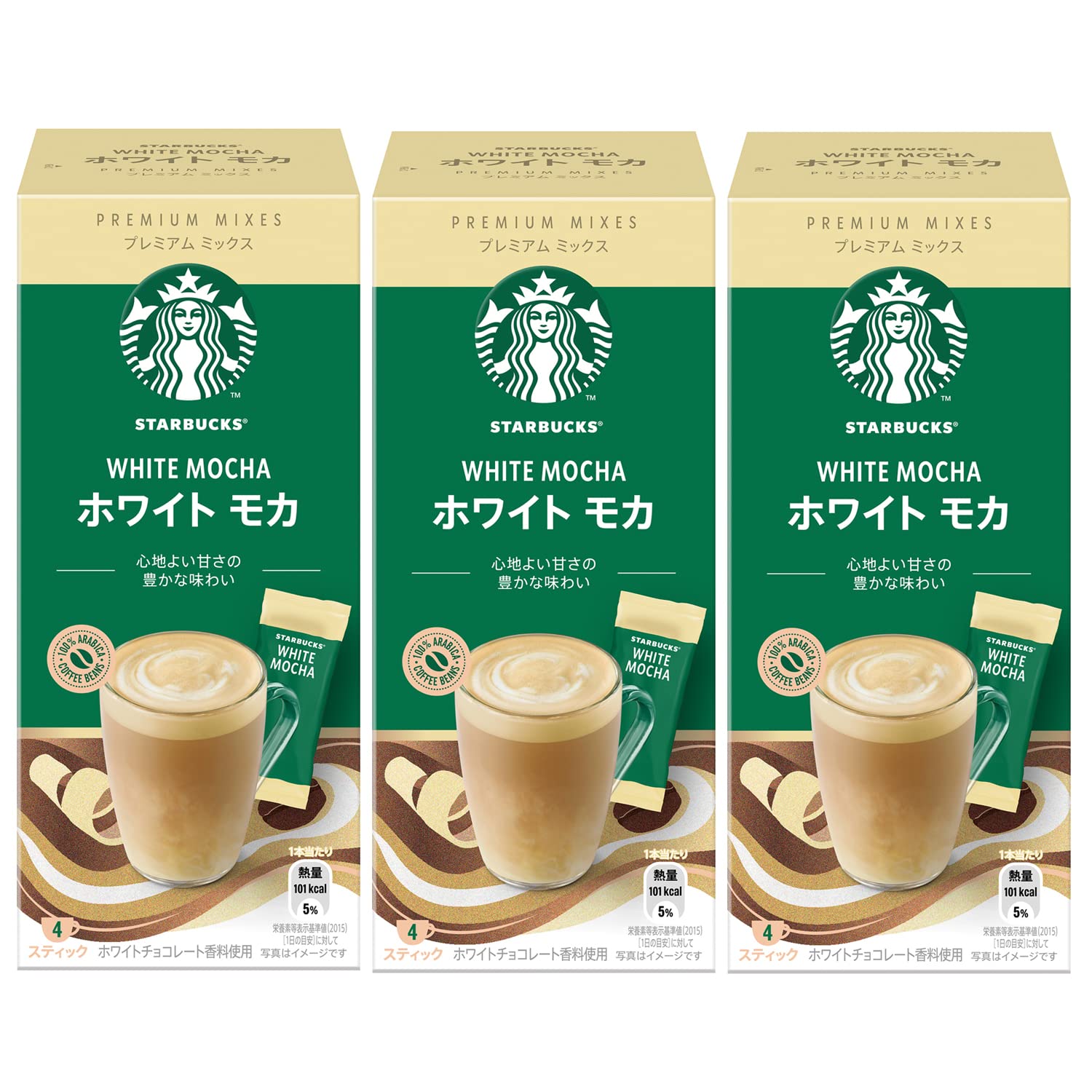 Starbucks Premium Mix White Mocha 4P x 3 индивидуально упакованные коробки, стик,
Starbucks Premium Mix White Mocha 4P x 3 индивидуально упакованные коробки, стик,