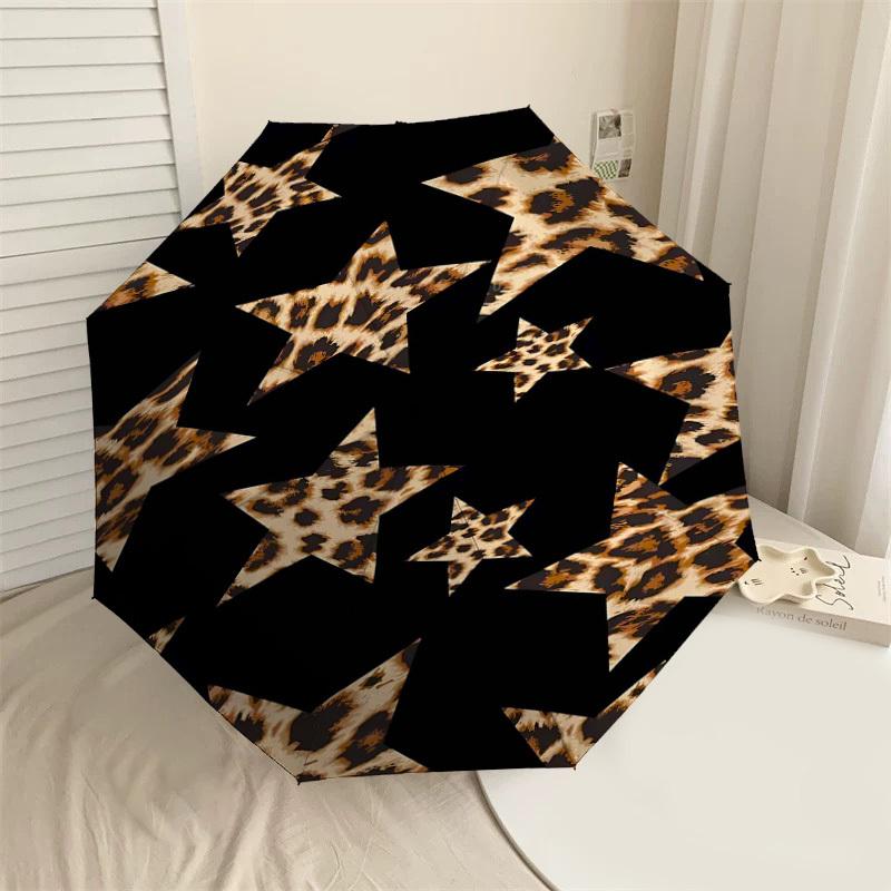 1PC Leopard Print Stars Umbrella-8-Rib Reinforced, Automatic Open, Lightweight & Durable, Cute Fashion Accessory for Outdoor-K1237
1PC Leopard Print Stars Umbrella-8-Rib Reinforced, Automatic Open, Lightweight & Durable, Cute Fashion Accessory for Outdoor-K1237