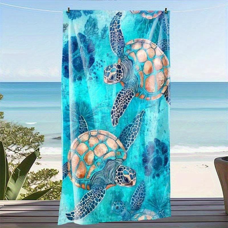 Turtle-Print Large Quick-Drying Beach Towel, Polyester Sand Sun Protection for Surfing Swimming Yoga W30*H60(CM)
Turtle-Print Large Quick-Drying Beach Towel, Polyester Sand Sun Protection for Surfing Swimming Yoga W30*H60(CM)