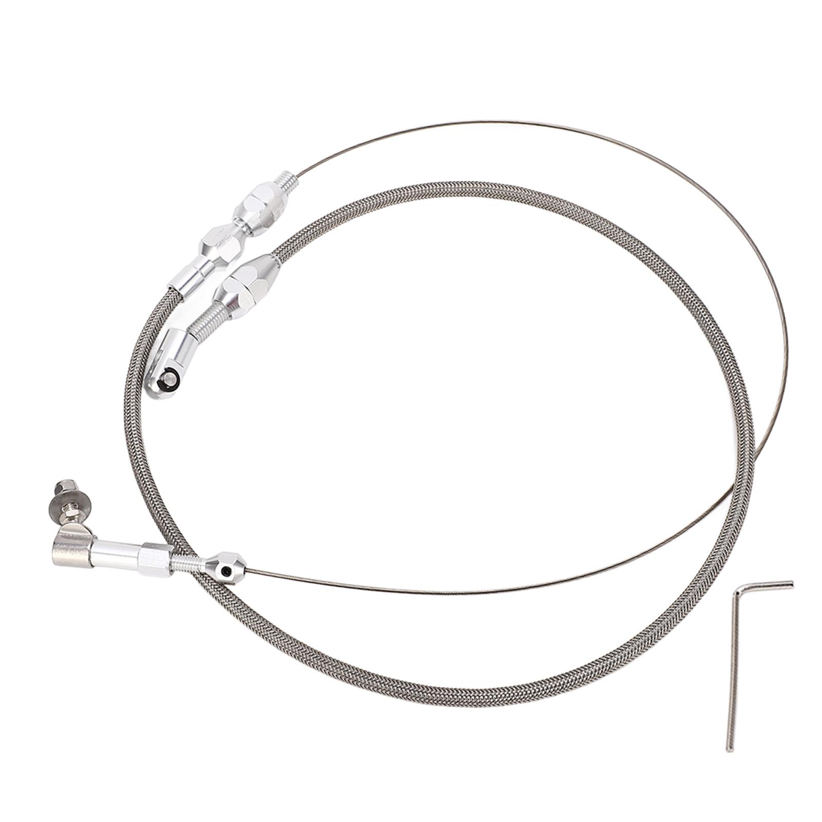 24in Throttle Cable Stainless Steel Flexible Easy Installation Throttle Wire Kit for Car
24in Throttle Cable Stainless Steel Flexible Easy Installation Throttle Wire Kit for Car