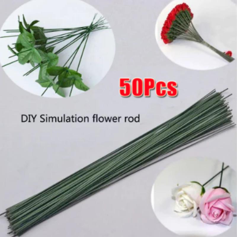 50Pcs 2mm Green Floral Wire Stems For Florist Flower Arrangement 20cm DIY Wedding Handmade Material Decor Accessoies
50Pcs 2mm Green Floral Wire Stems For Florist Flower Arrangement 20cm DIY Wedding Handmade Material Decor Accessoies
