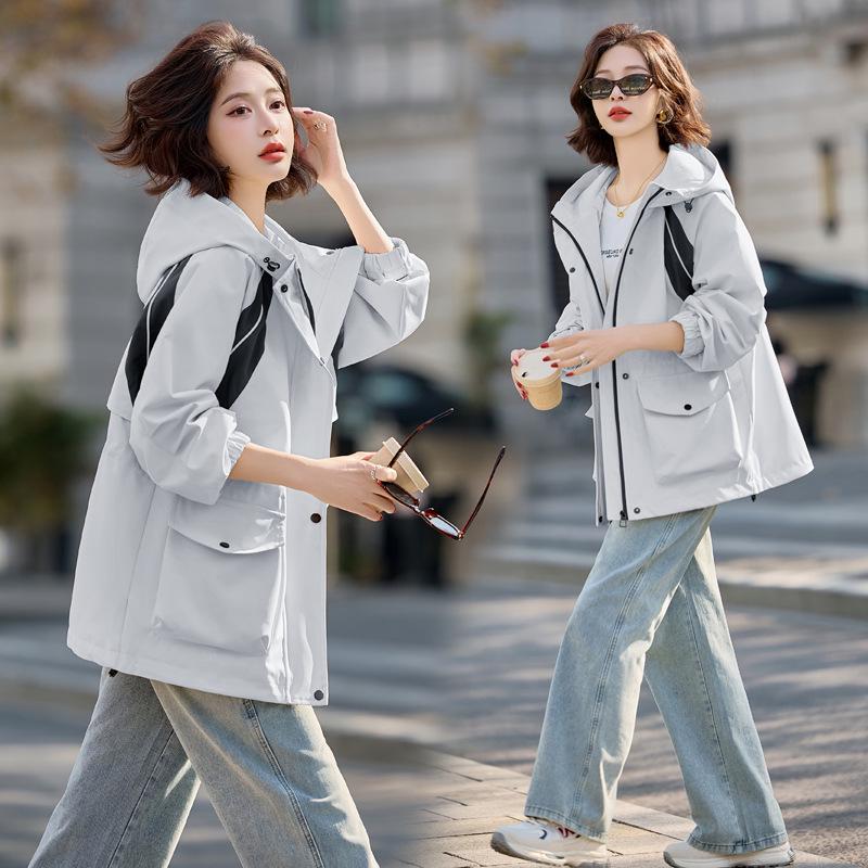 2025 Весенняя толстовка с капюшоном, свободная повседневная ветровка M (45-55 kg) светло-синий
2025 Весенняя толстовка с капюшоном, свободная повседневная ветровка M (45-55 kg) светло-синий