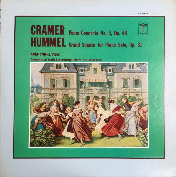 LP Record CRAMER HUMMEL AKIKO SAGARA Piano Concerto No. 5 Op. 48 Gran TVS34608 VOXTURNABOUT 1975 US Classical Used
LP Record CRAMER HUMMEL AKIKO SAGARA Piano Concerto No. 5 Op. 48 Gran TVS34608 VOXTURNABOUT 1975 US Classical Used