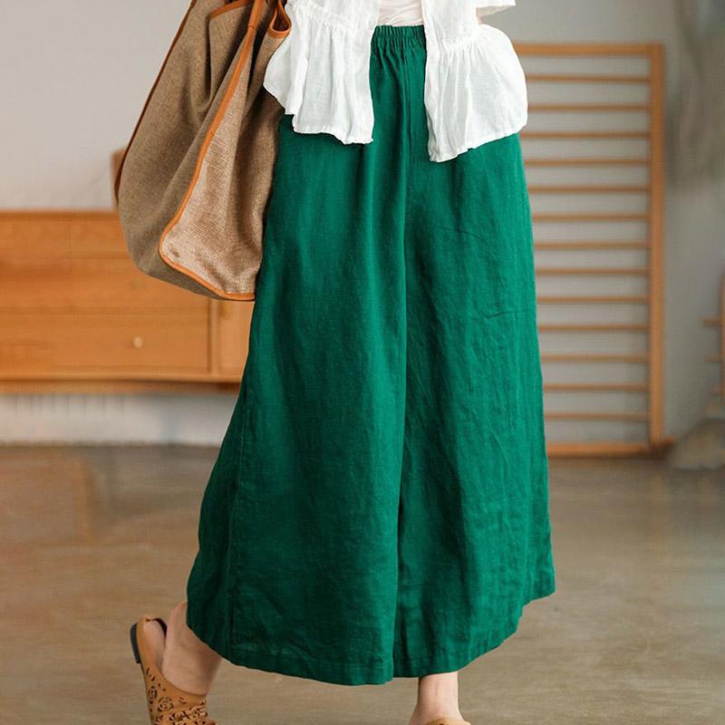 Брюки летние женские большие размеры хлопковые свободные пижамные брюки универсальные повседневные однотонные широкие льняные брюки XXXXL зелёный
Брюки летние женские большие размеры хлопковые свободные пижамные брюки универсальные повседневные однотонные широкие льняные брюки XXXXL зелёный