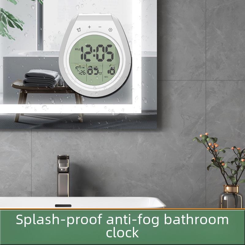 Waterproof Suction Cup Wall Clock with Timer & Temperature Display for Bathroom & Kitchen белый
Waterproof Suction Cup Wall Clock with Timer & Temperature Display for Bathroom & Kitchen белый