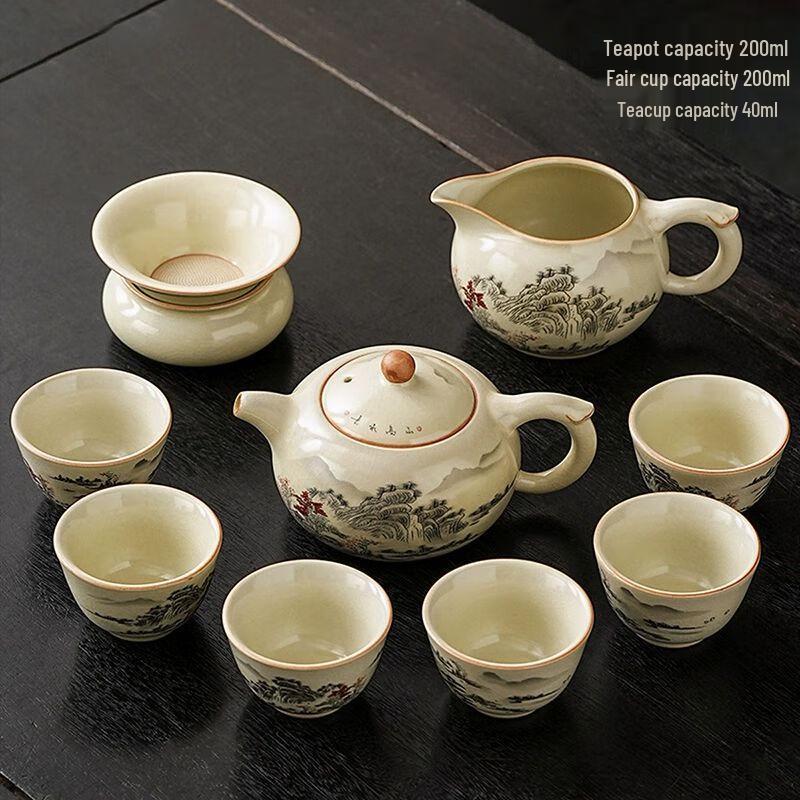 Jiakang Bright Yellow Ru Kiln Kung Fu Ceramic Tea Set N/A
Jiakang Bright Yellow Ru Kiln Kung Fu Ceramic Tea Set N/A
