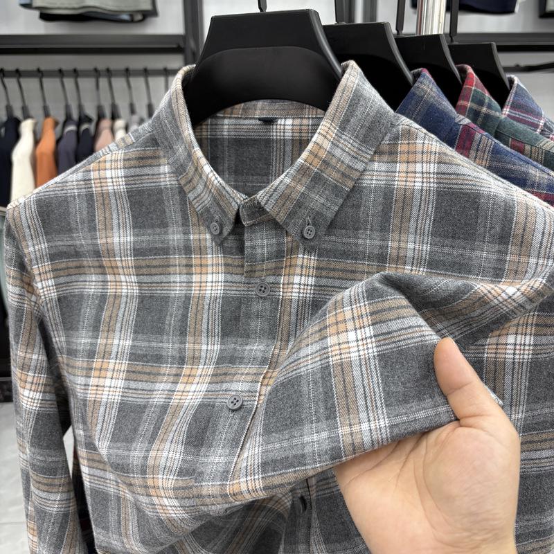 Men s Plaid Cotton Long Sleeve Shirt – Loose Fit, Plus Size, Casual Spring/Autumn Fashion. L
Men s Plaid Cotton Long Sleeve Shirt – Loose Fit, Plus Size, Casual Spring/Autumn Fashion. L
