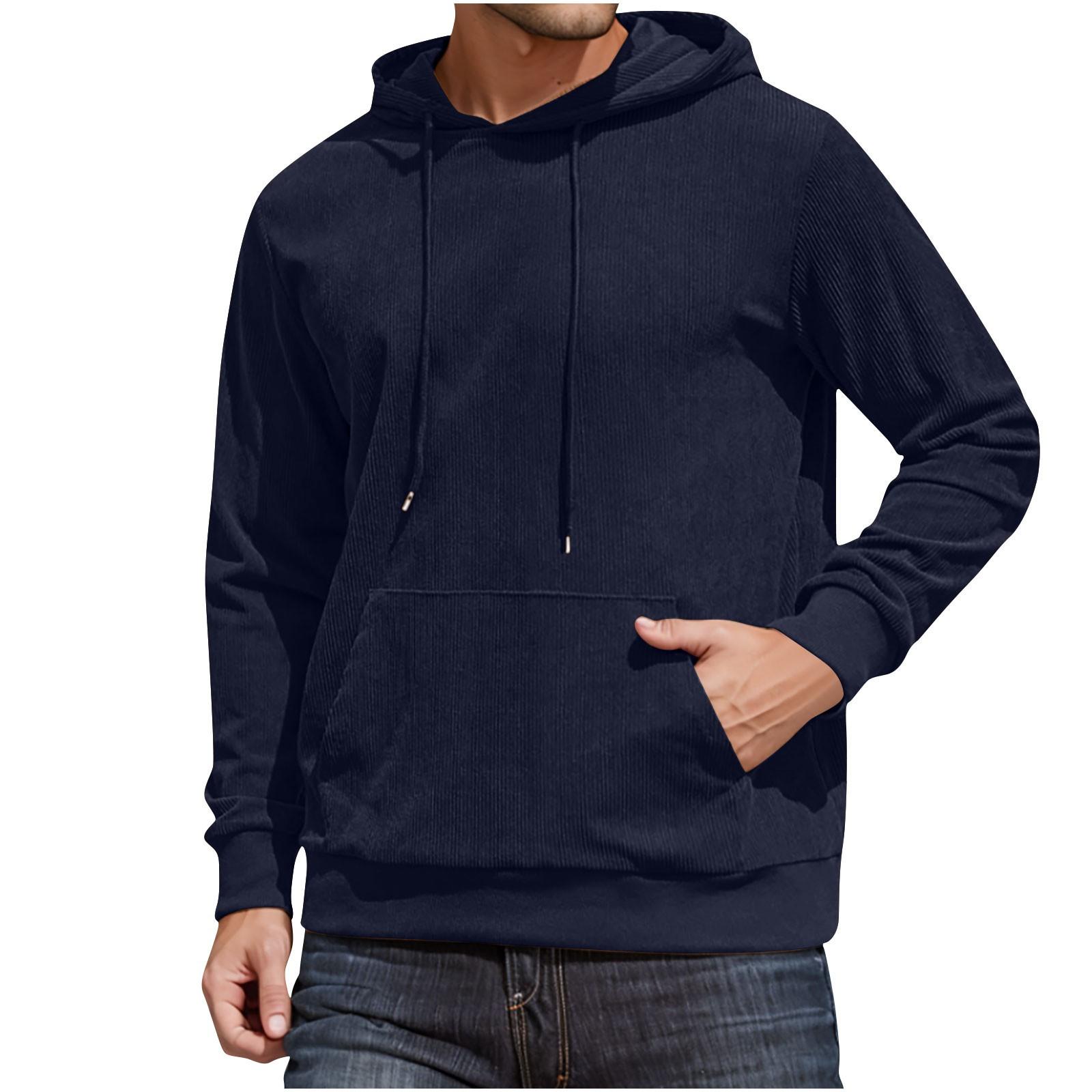 Mens Hoodies Long Sleeve Casual Corduroy Drawstring Sweatshirt With Pocket Lightweight Fall Stylish Tops L тёмно-синий
Mens Hoodies Long Sleeve Casual Corduroy Drawstring Sweatshirt With Pocket Lightweight Fall Stylish Tops L тёмно-синий