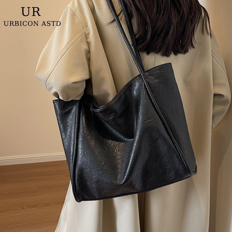 Advanced Texture Large Capacity Bag Female 2024 New Arrival Fall and Winter Accessible Luxury Special-Interest Shoulder Bag Work Commuter Tote Black
Advanced Texture Large Capacity Bag Female 2024 New Arrival Fall and Winter Accessible Luxury Special-Interest Shoulder Bag Work Commuter Tote Black