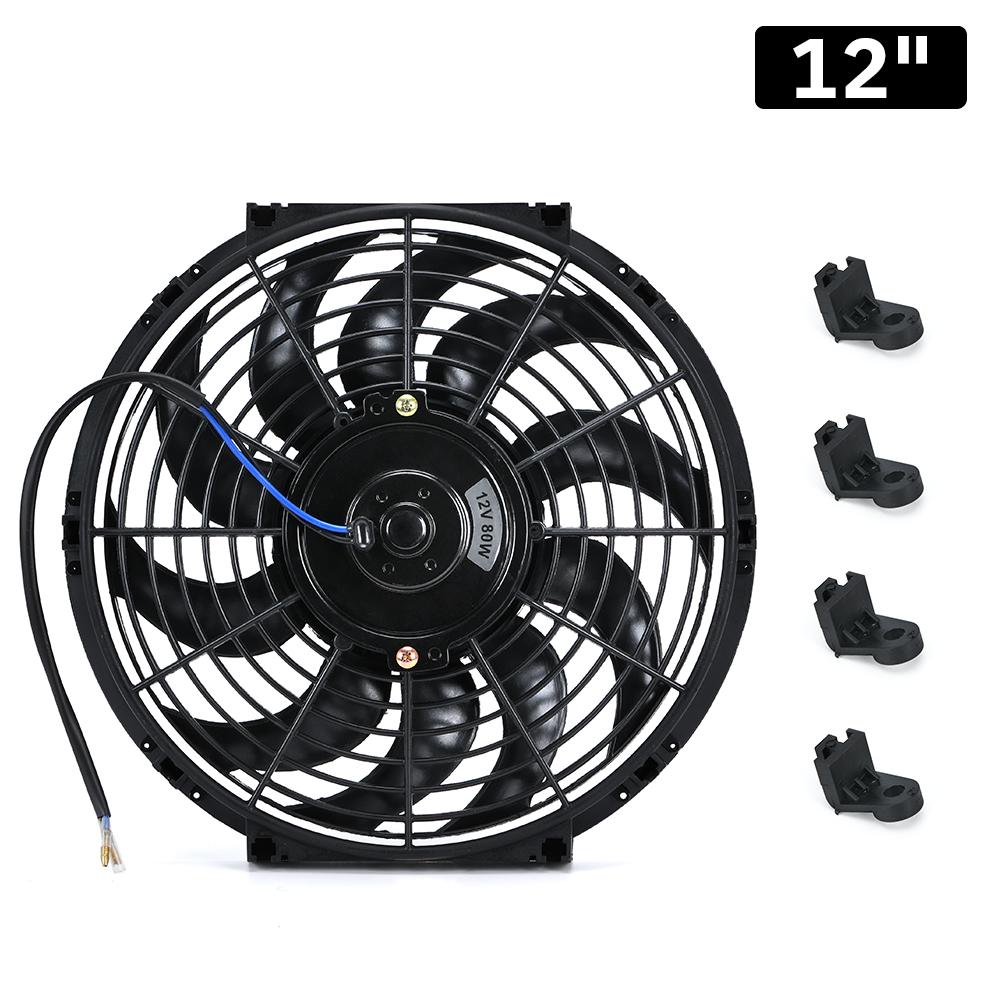 7 9 10 12 13 14 Inch Universal 12V 80W Slim Reversible Black Blade Electric Cooling Radiator Auto Fan Mounting Kit 12 inch
7 9 10 12 13 14 Inch Universal 12V 80W Slim Reversible Black Blade Electric Cooling Radiator Auto Fan Mounting Kit 12 inch